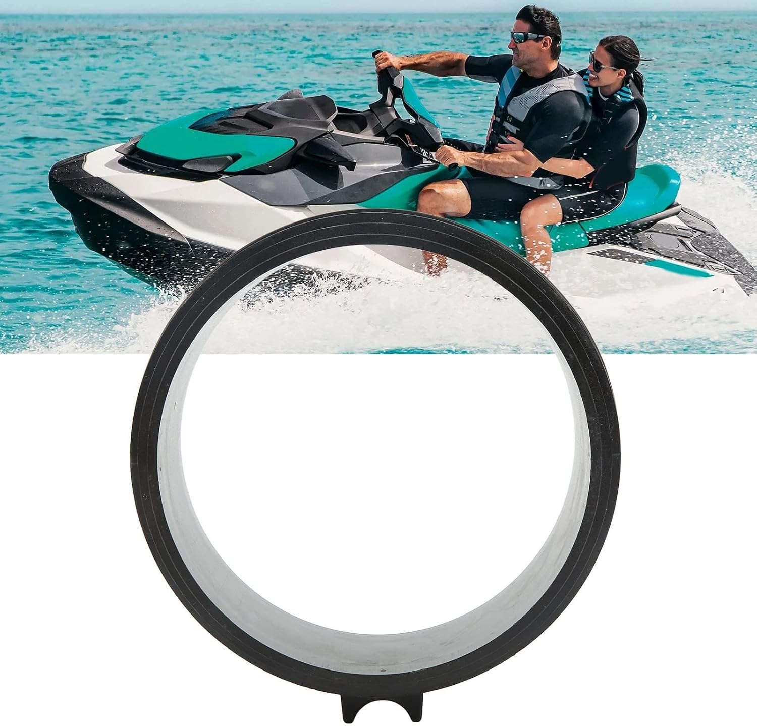 Motorboat Wear Ring, High Performance Wear Ring Replacement for Seadoo Spark Ace 900 Trixx Model 267000617 267000813 image number 4