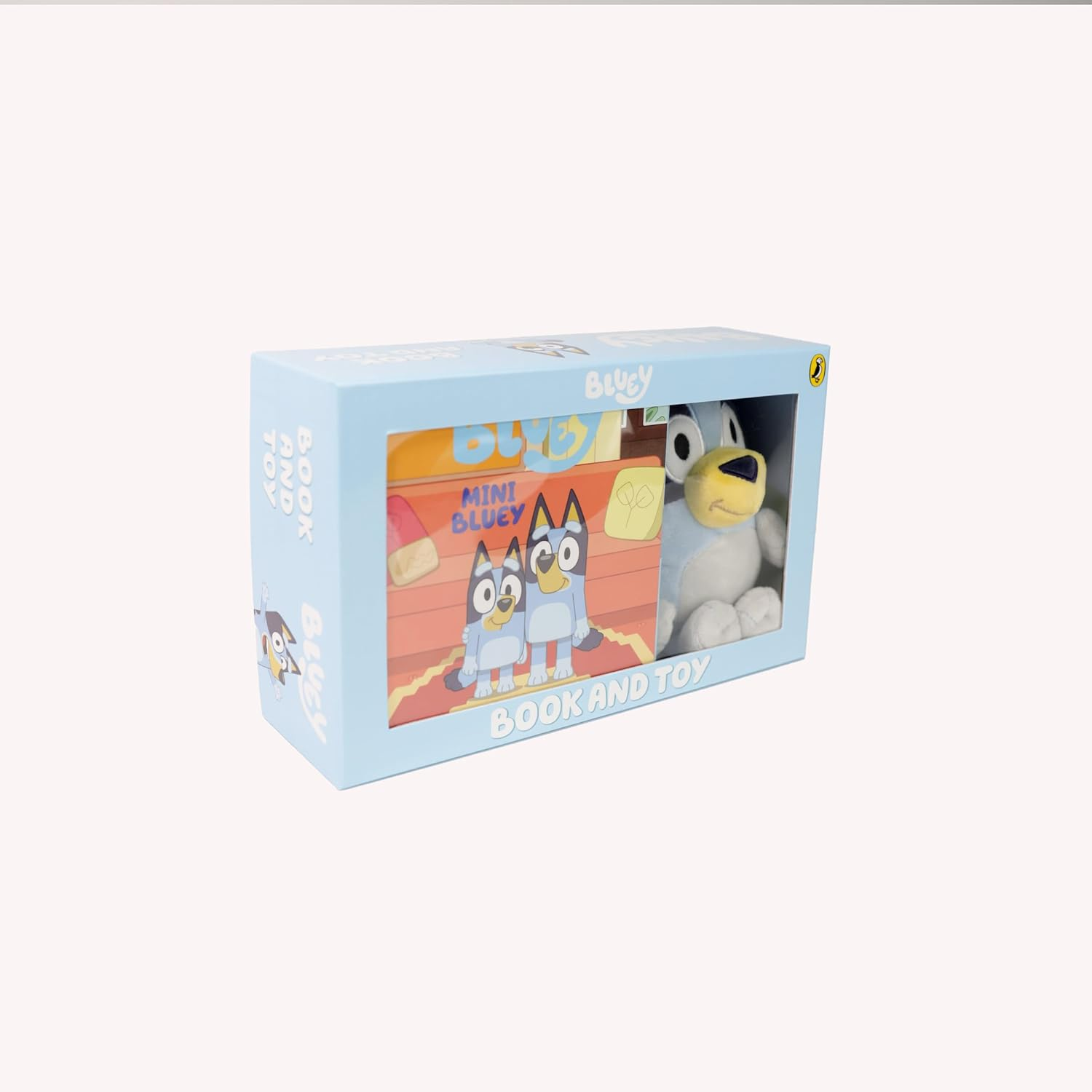 Bluey: Mini Bluey and Bluey Toy Box Set: Book and Plush Toy Gift for Little Bluey Fans