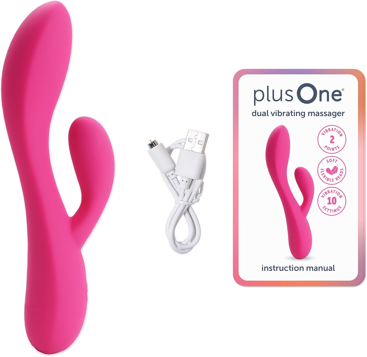 Plusone Dual Vibrating Massager image number 1