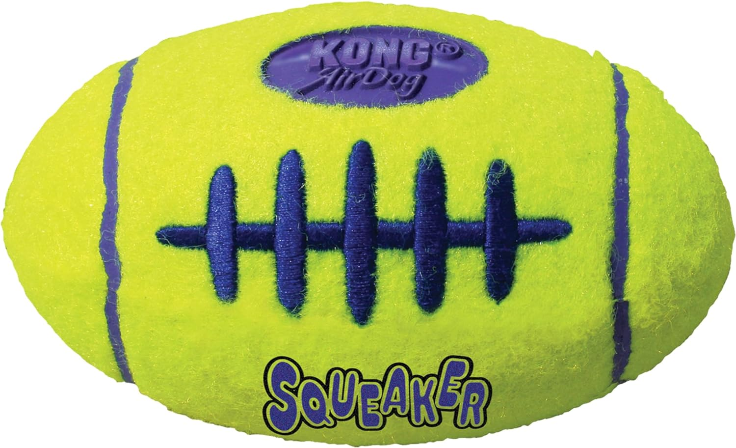 KONG - Airdog Squeaker Football - Dog Toy Premium Squeak Football, Gentle on Teeth - for Large Dogs - Football, S (Pack Of 1) image number 5