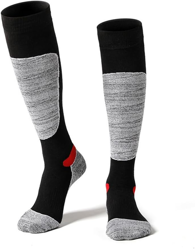 Winter Ski Socks Men Women Hiking Sport Snow Cotton Long Snowboard Sock image number 5
