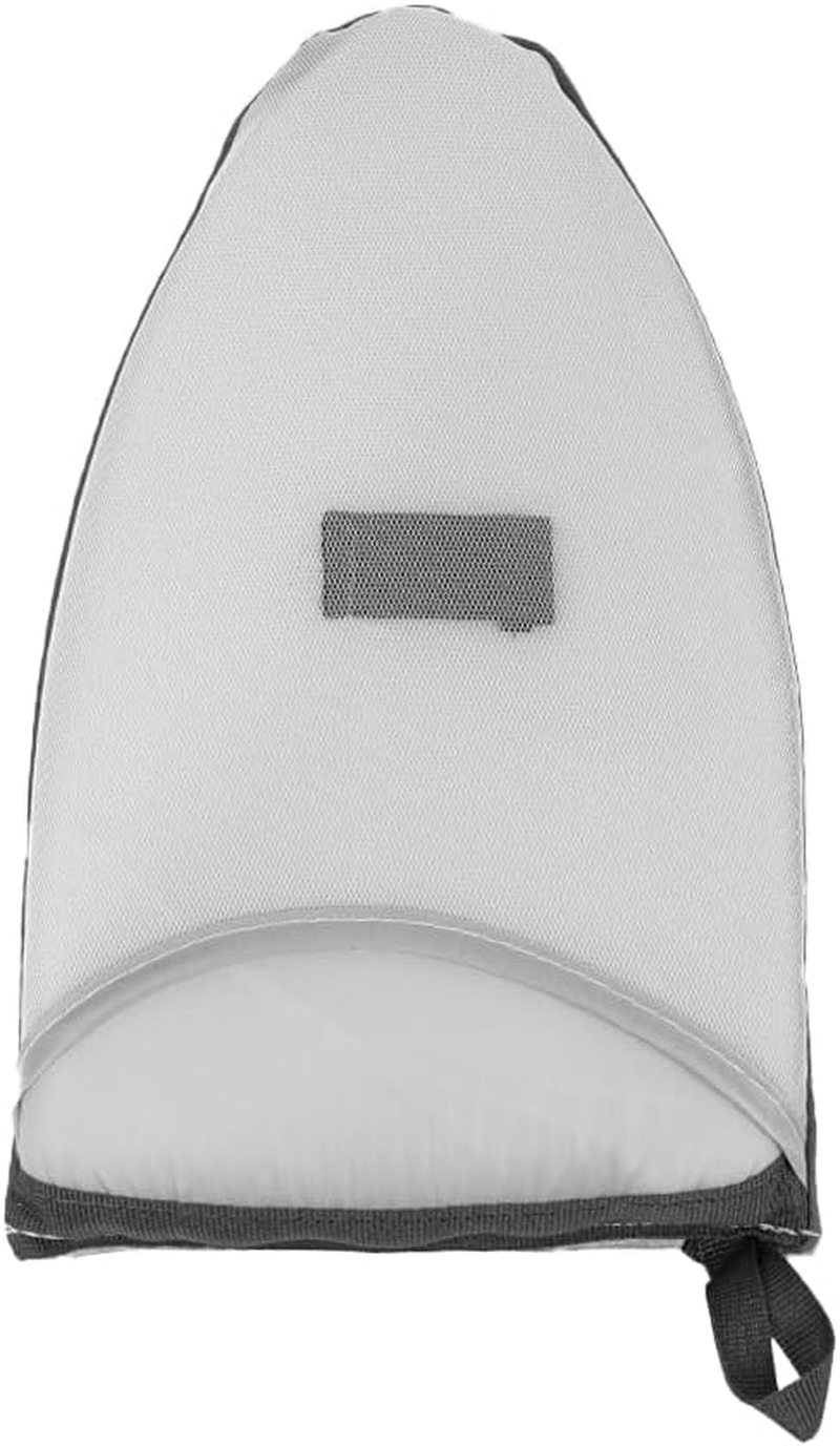 NUZAMAS Garment Steamer Ironing Glove Portable Handheld Ironing Board with Finger Ring Waterproof anti Steam Mitt Household Ironing Pad for Clothes Gray image number 5