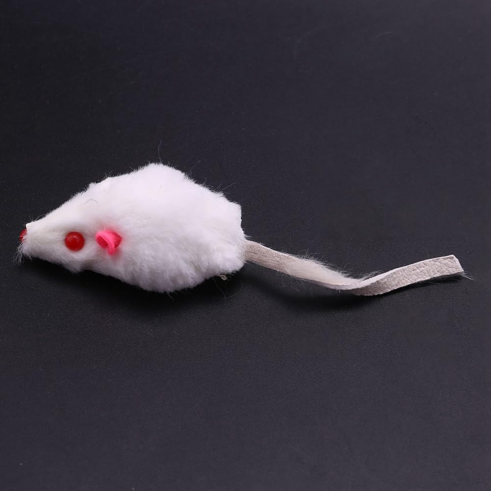 Real Rabbit Fur Mice Toys Pet Toy Children'S Toys 24-Pack image number 6