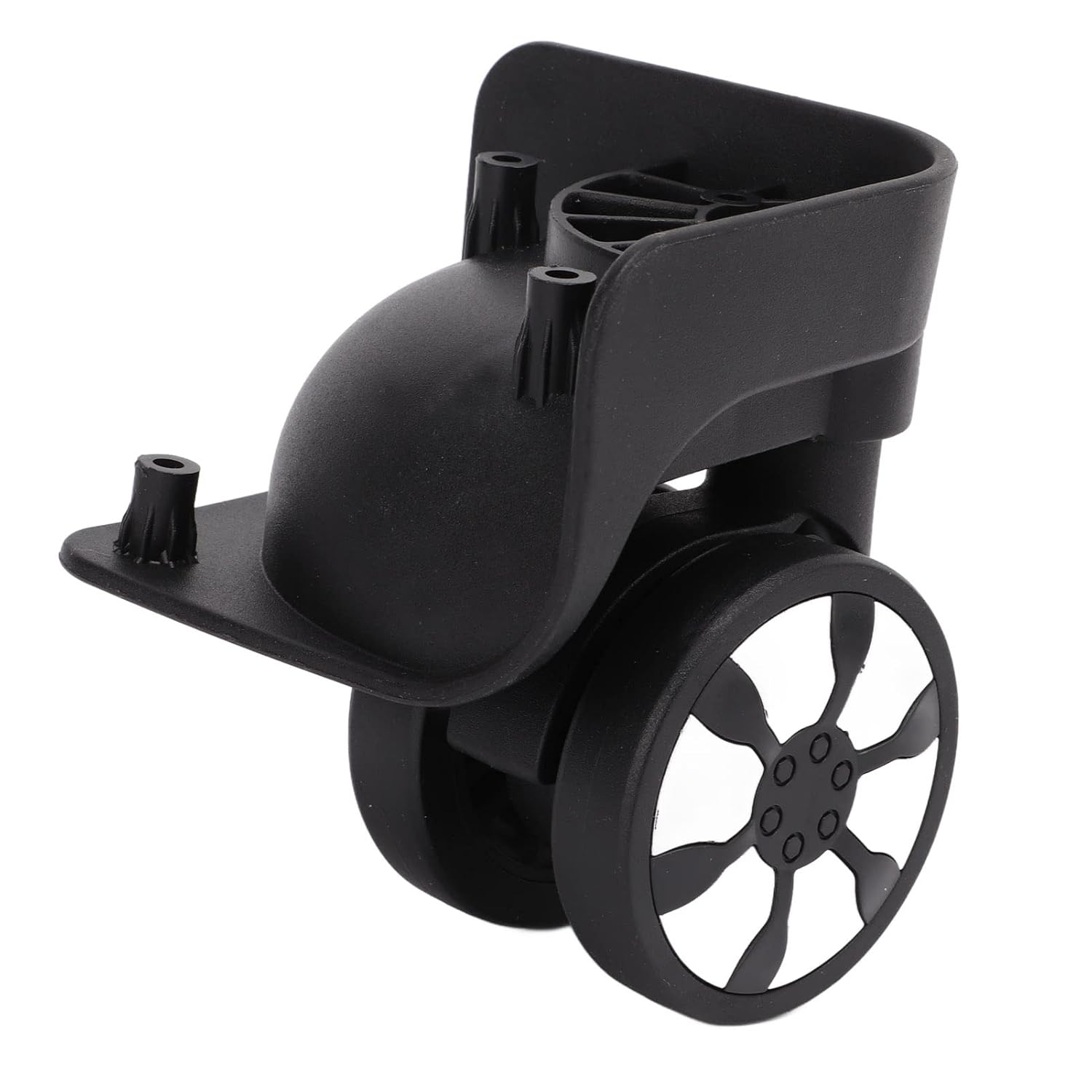 Yuecoom Luggage Swivel Wheels, 360 Swivel Plastic Wheel Replacement Luggage Universal Wheel Luggage Travel Suitcase Wheels for Suitcase Trolley image number 2