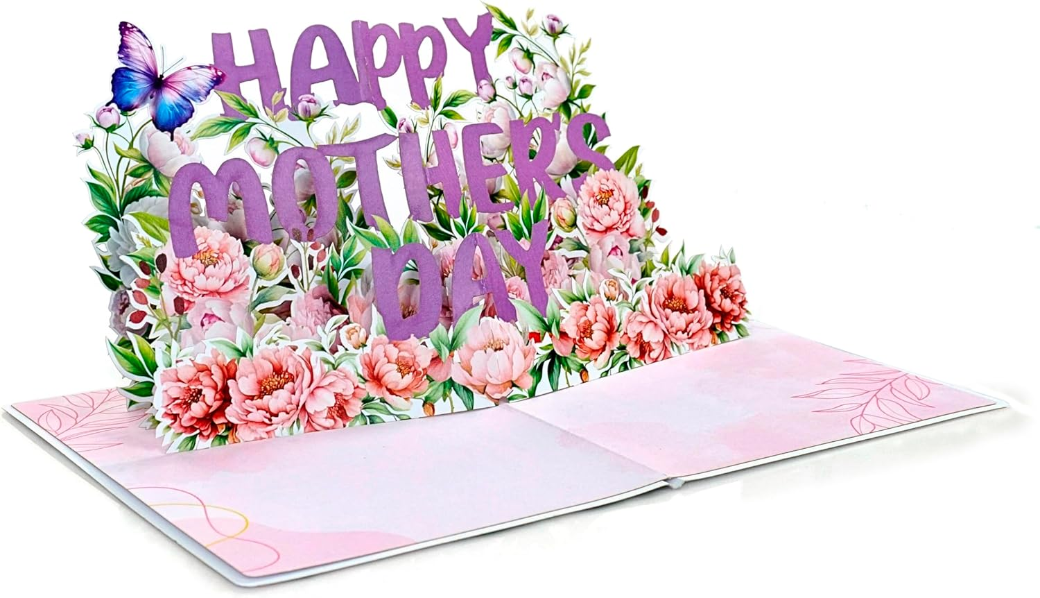 CUTPOPUP Mothers Day Card Pop Up, 3D Birthday Greeting Card, Mother'S Day Card for Women, Mom, Wife, Grandma, Daughter (Mothersdaytext Peony) image number 3