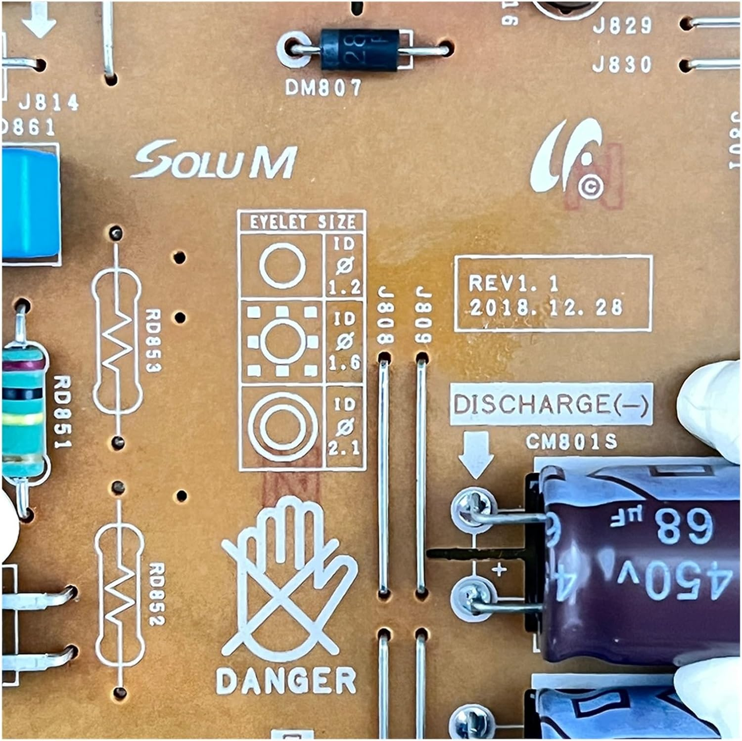 BN44-00986A L55S8NB-RSM TV Power Board, Compatible for Samsung, QE55Q85RATXXU QA55Q80RAJXZ QN55Q80RAG QN55Q80RAGXZD QE55Q85MAT QE55Q85AL image number 3