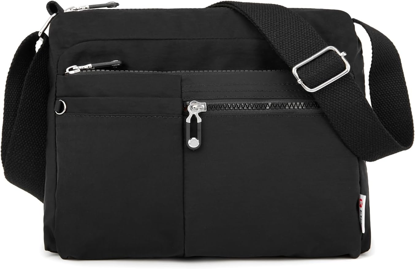 Etidy Crossbody Bag for Women Waterproof Lightweight Casual Shoulder Handbag Purse Bookbag