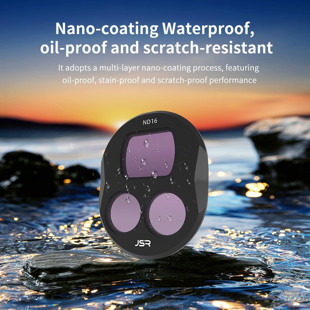 Pidynx Filter Kit for DJI Mavic 4 Pro - Uv/Cpl/Nd/Ndpl/Star/Night Lens Protector Set - Optical Glass Multi-Coated Quick Release HD Imaging Lightweight Accessories (8 Pcs) image number 6