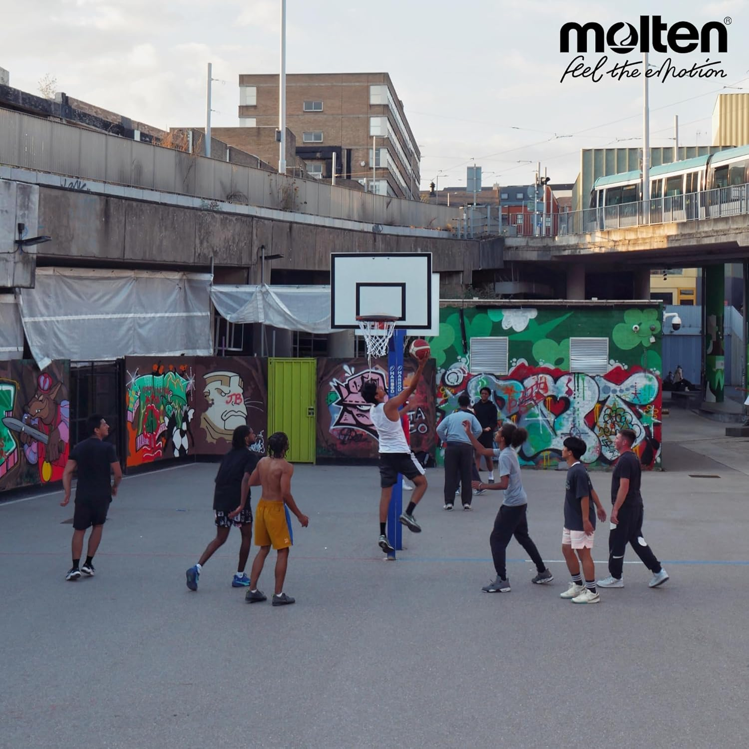 Molten Basketball, Indoor/Outdoor, FIBA Approved, Premium Rubber image number 4