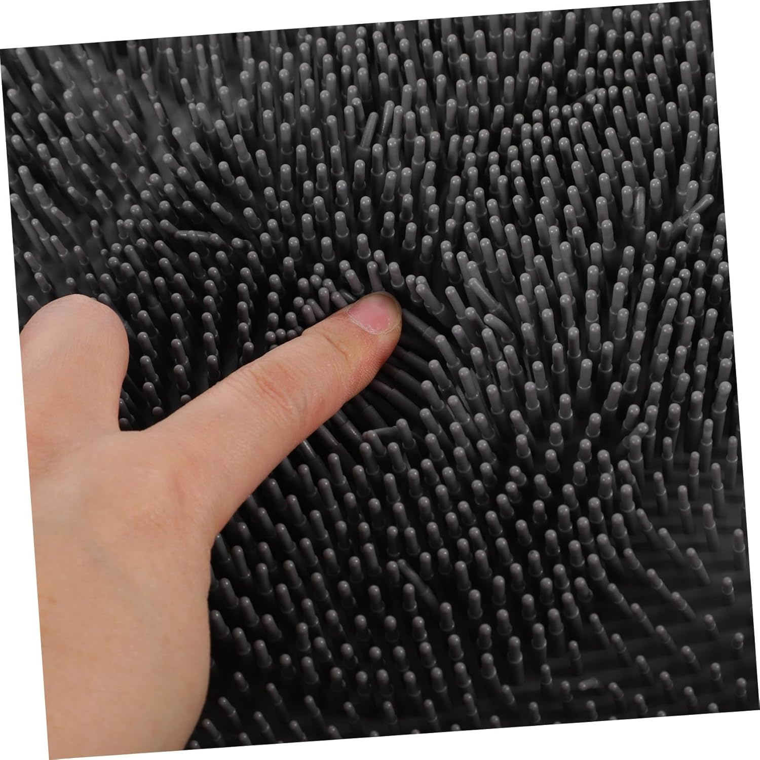 ERINGOGO Shower Foot Scrubber Mat Cups Gentle Back Massage Pad for All Skin Types Anti-Skid Bath Mat Practical and Space-Saving Design for Daily Use image number 3