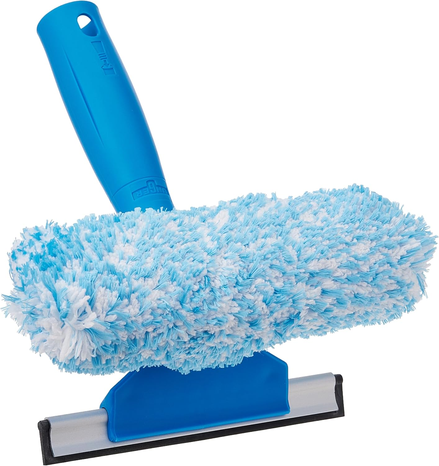 Unger Professional 10" Window Cleaning Tool: 2-In-1 Microfiber Scrubber and Squeegee image number 6
