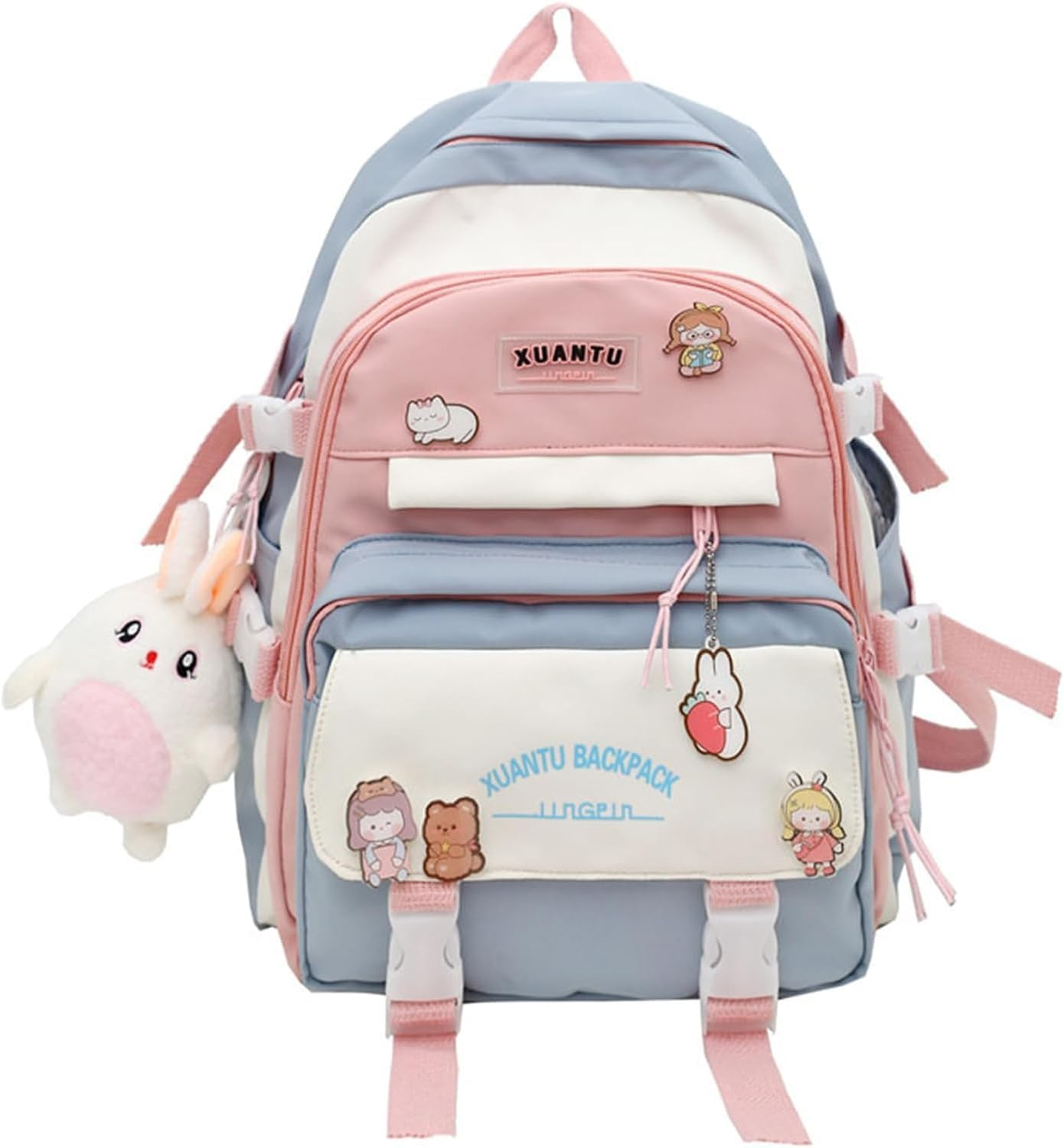 Mfikaryi Kawaii Girls Backpack with Cute,Aesthetic Backpacks for School Bags