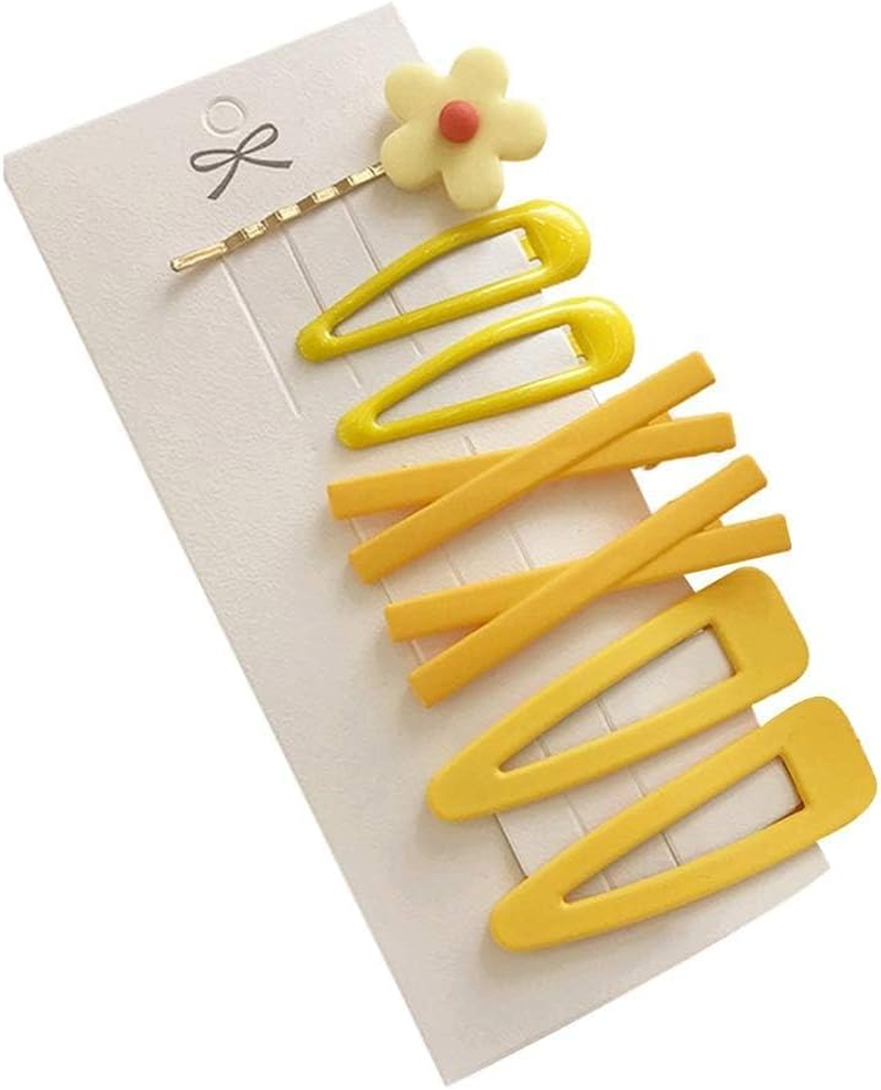 1 Set Yellow Sweet Flower Women Girl Barrette Bobby Pin Hairpin Hair Clips Decoration Elegant Gold Gifts,Clips and Barrettes,Hair Clips,Hair Accessories image number 6