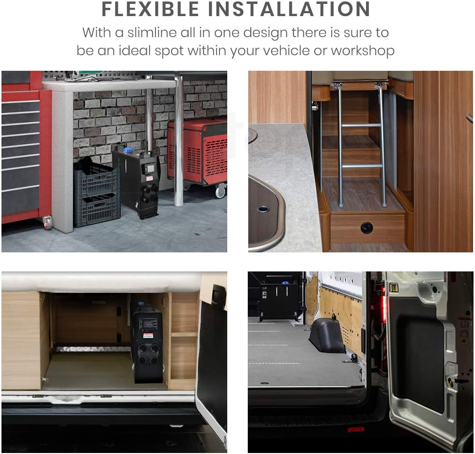 THERMOMATE 12V 5Kw Diesel Air Heater All-In-One Trailer Van Motorhome RV for Caravan Camper image number 5