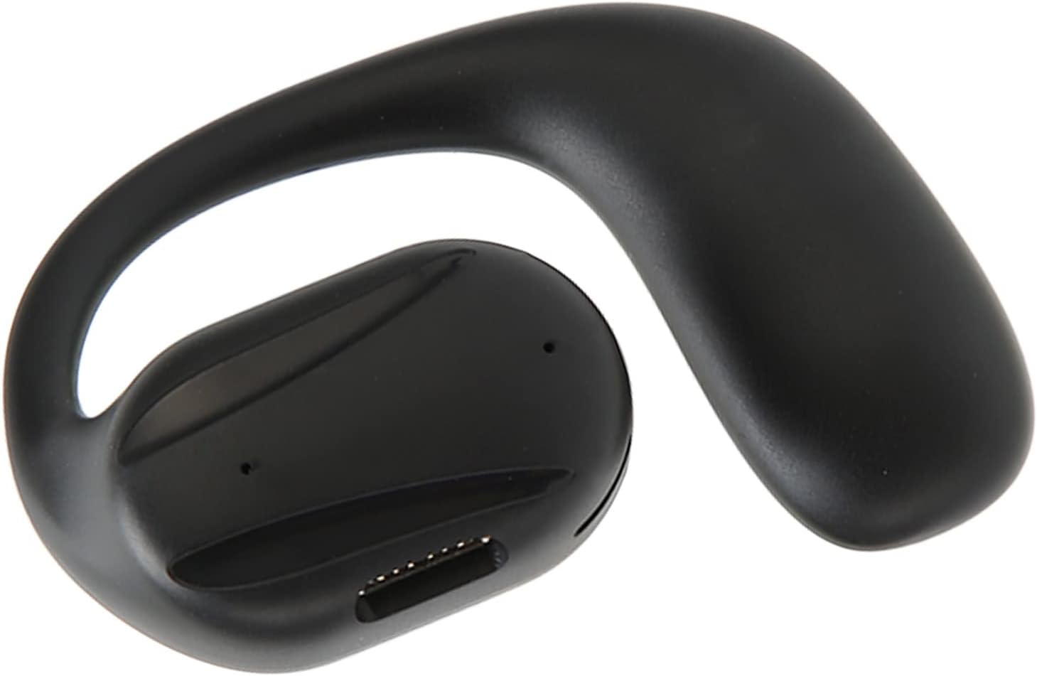 Goshyda Open Ear Earphones, Left Ear, Black Bone Conduction, Portable, Ergonomic, Wireless Headphones with Open Ear for Sports and Office