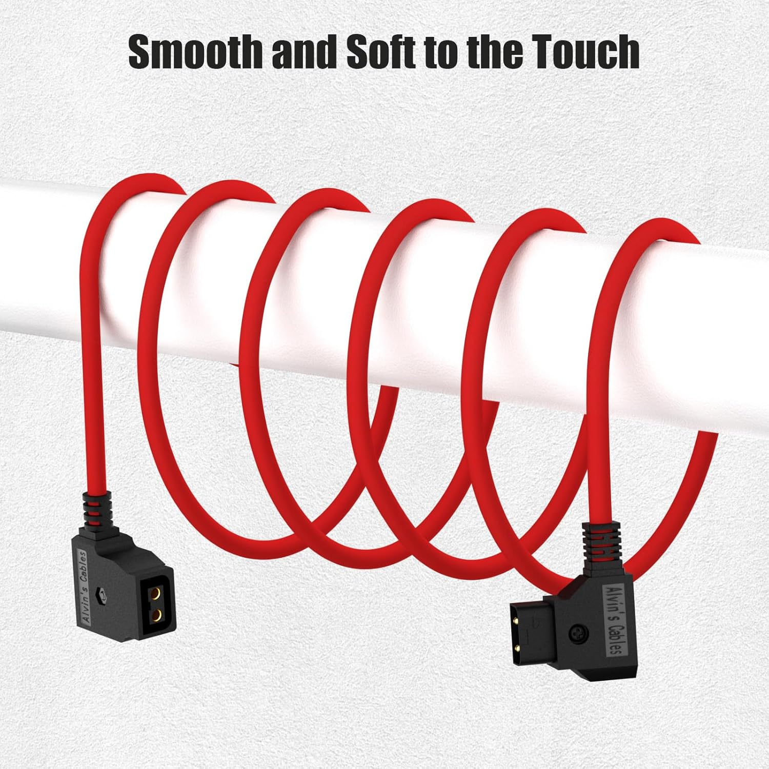 Alvin'S Cables Ultra Soft D-Tap Male to Female Extension Cable for DSLR Rig Anton Bauer Battery IDX Smallrig V-Mount Gold Mount Battery 1M| 39.4In image number 2