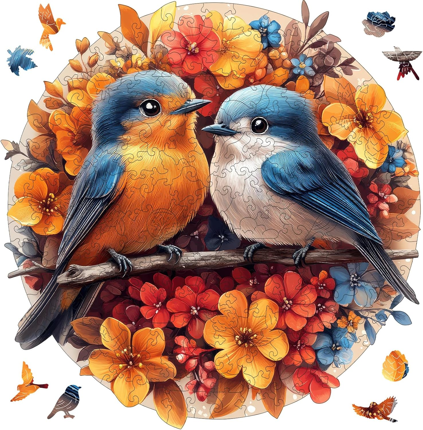 Mys Aurora Blue Bird Couple 200Pcs