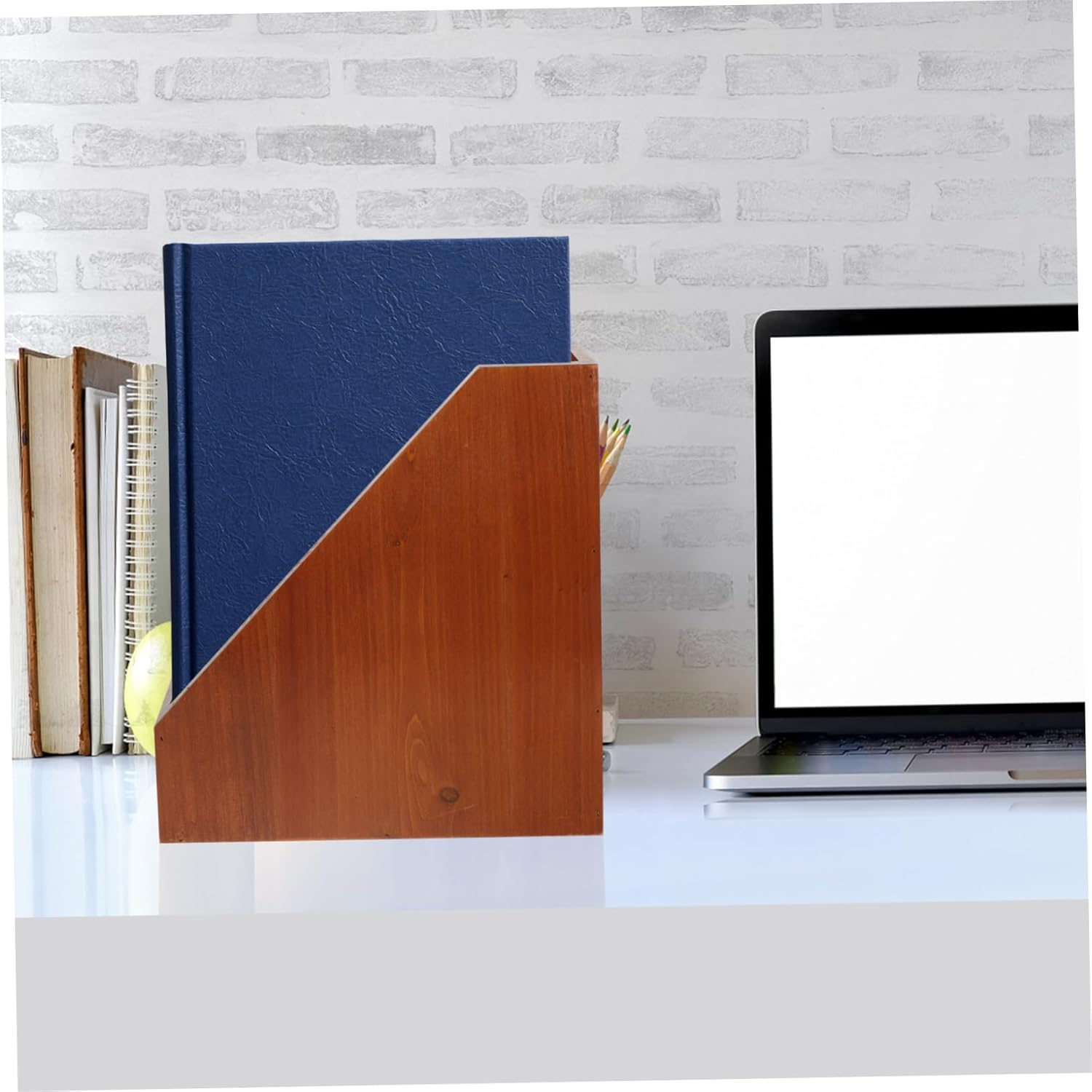 LALAFINA Rustic Wood Box Storage Container Desk Accessories for Women Office Supplies Organizers Wooden Storage Box image number 6