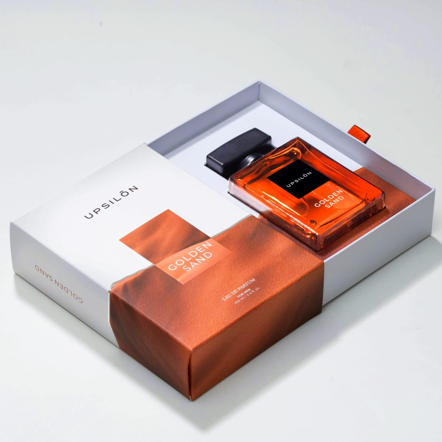 UPSILON Eau De Parfum Premium Long Lasting Fresh & Powerful Fragrance Spray Travel Friendly Luxury Parfum Scent | Men&rsquo;S Perfume |100Ml - Pack of 1 (Golden Sand) image number 2