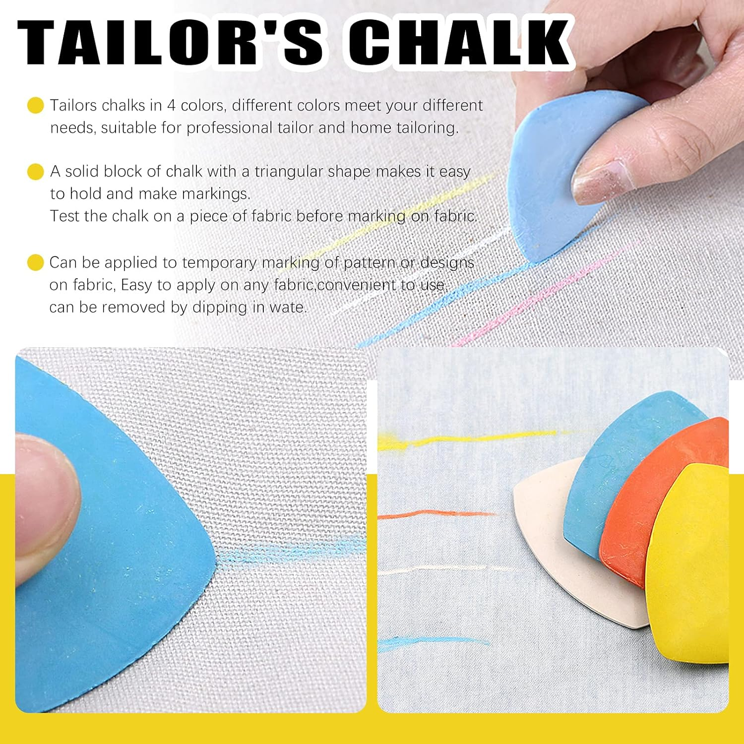 Mardatt 8Pcs Professional Leather Sewing Tools Kit with Tracing Wheels, Stainless Steel Pattern Notcher, Scratch Awl, Tailors Chalk, Soft Measuring Tape for Leather Tailor Paper Cloth Sewing image number 3