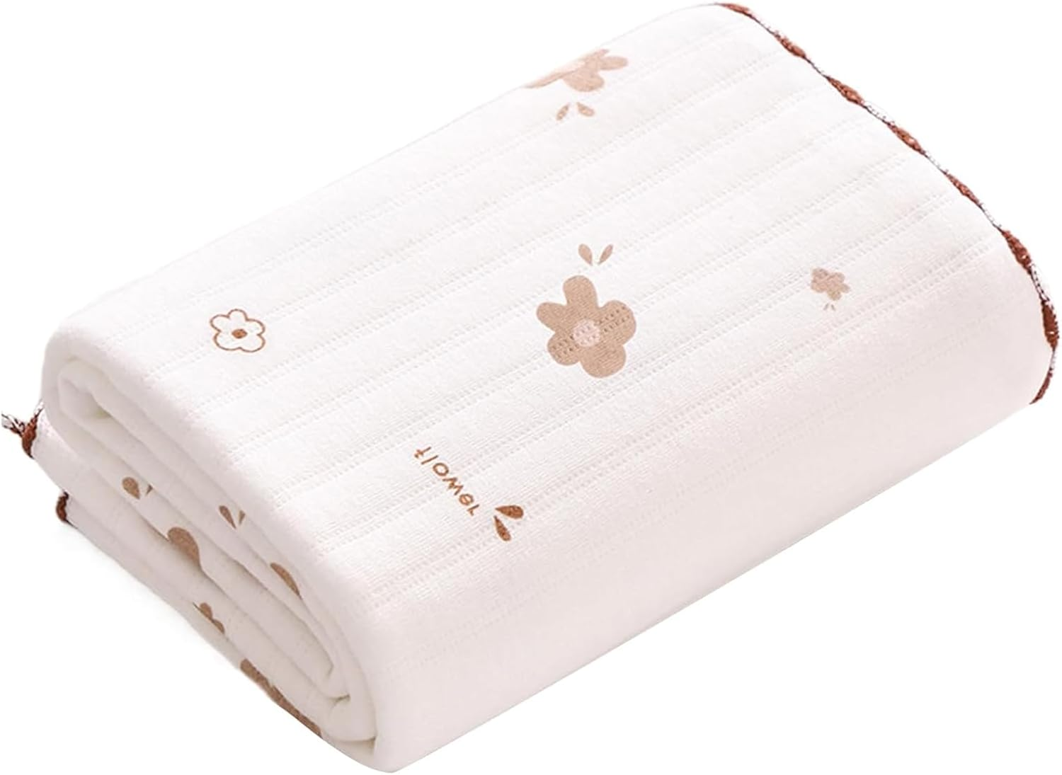 ZONEY Cute Wrap Receiving Blanket Baby Wrap Versatile Swaddles for Fall/Winter Perfect for Newborns & Infants 33.5X33.5In Warm Baby Blanket Thickened Wrap Blanket Soft & Convenient (Flower)