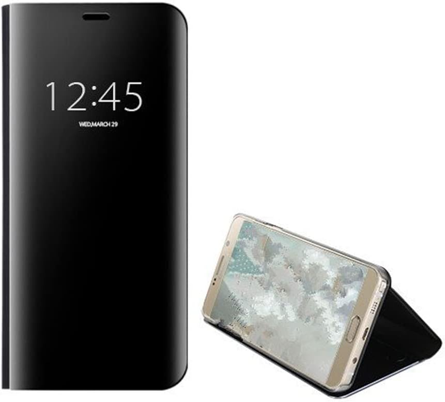 DEDUX Case Compatible with Samsung Galaxy S25 plus 5G Clear View Stand Case, Mobile Phone Case Flip Protective Case for Samsung Galaxy S25 plus 5G, Black - Silver image number 7