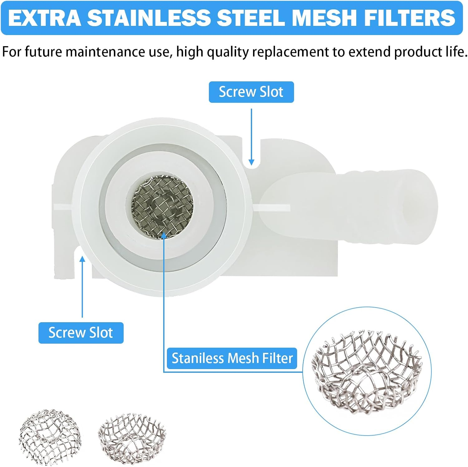 385311641 RV Toilet Water Valve Kit Replacement for Sealand Dometic RV Toilets 300, 301, 310, 311, 320, 321, Camper Trailer RV Pedal Flush Toilet Repair Kit with 385311658 Flush Ball Seal image number 4