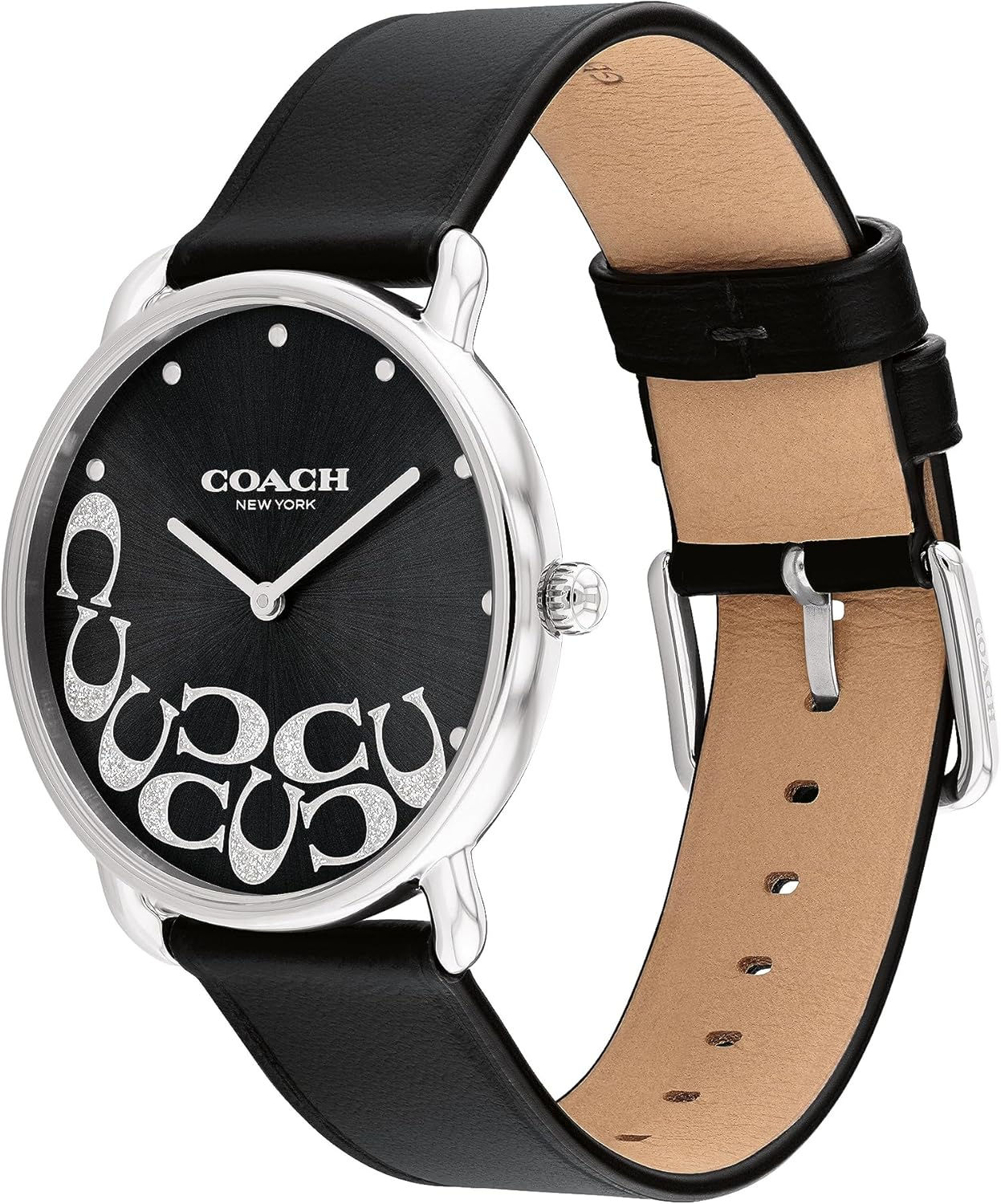 Coach Elliot Black Calfskin Black Dial Women'S Watch image number 6