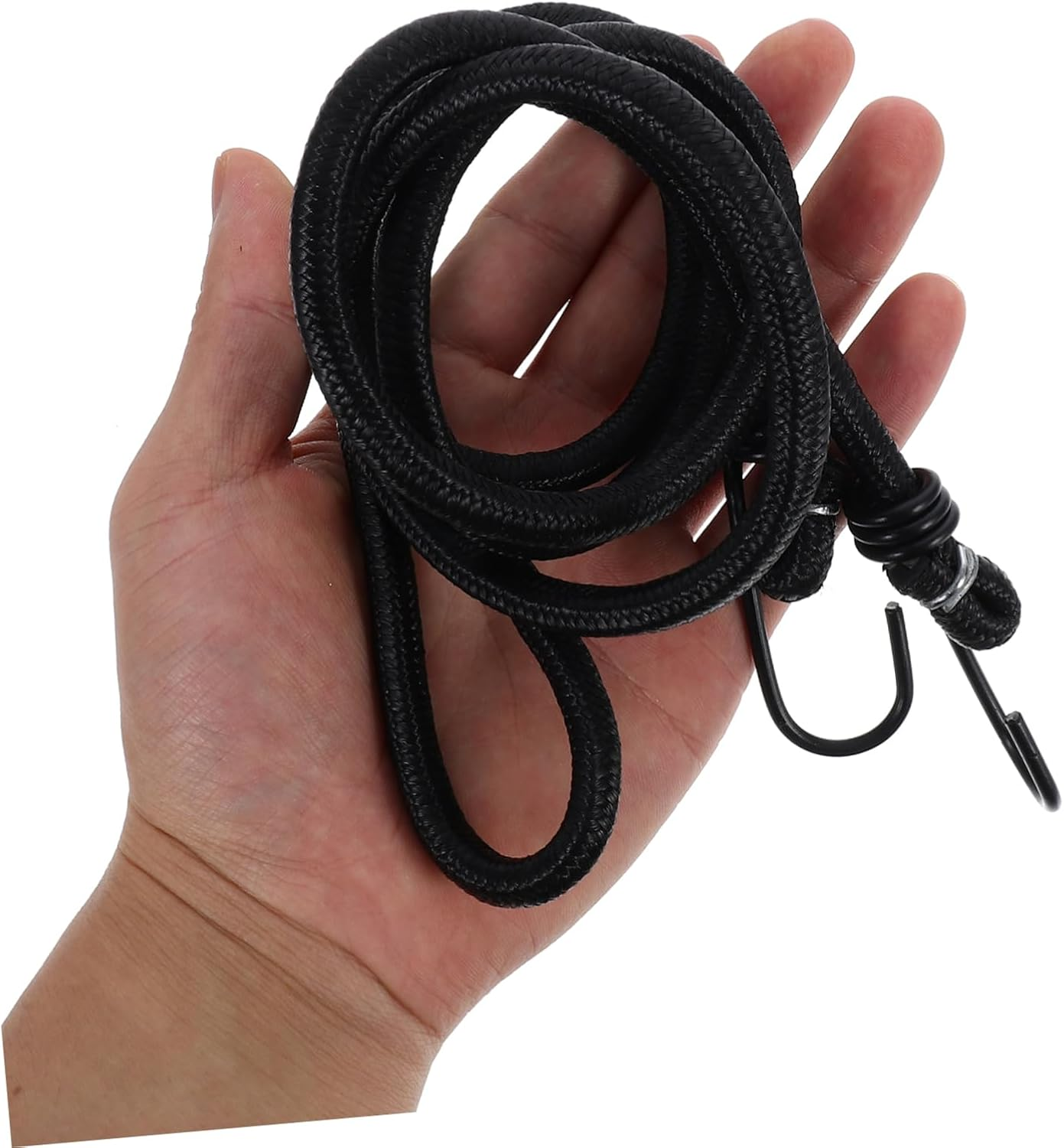 Ifundom Elastic Bicycle Luggage Rope with Hooks Heavy Duty Bungee Cord Adjustable Elastic Strap for Mountain and Fixed Gear Bikes Secure Cargo for Camping and Travel image number 5