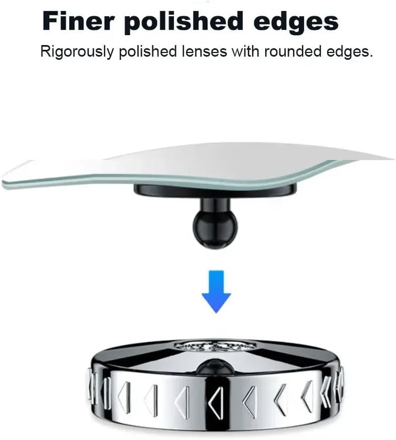 KEWAYO 2Pcs Blind Spot Mirror, 360 Degree Adjustabe HD Glass Blind Spot Mirrors, Frameless Convex Rear View Mirror, for Any Van, Car, Suv and Trucks.