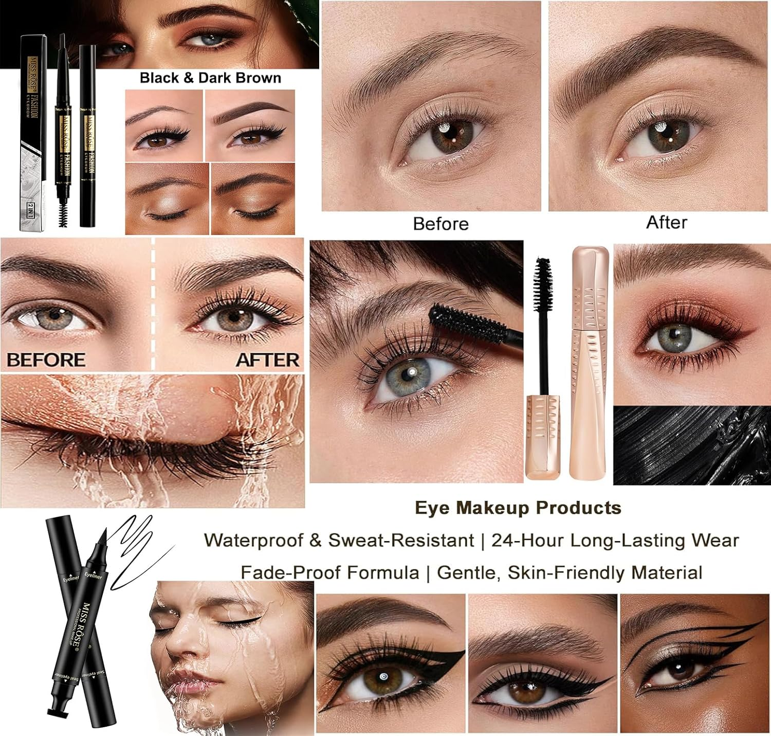 Hoorayeah Makeup Kit - Makeup Sets for Girl - Gift Sets for Women with Eye Shadow Palette, Lipstick image number 5