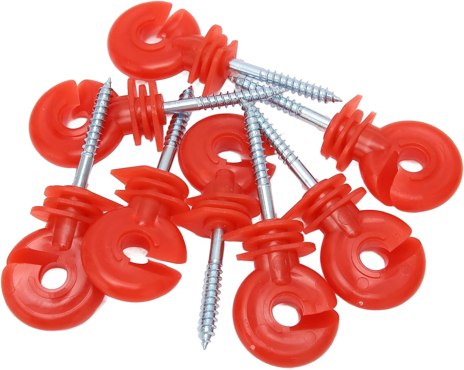 50PCS Fence Insulator, Electric Fence Insulators, Screw in Rainproof Sun Special for Electronic Fence Insulation, Applicable Wood Pile image number 5