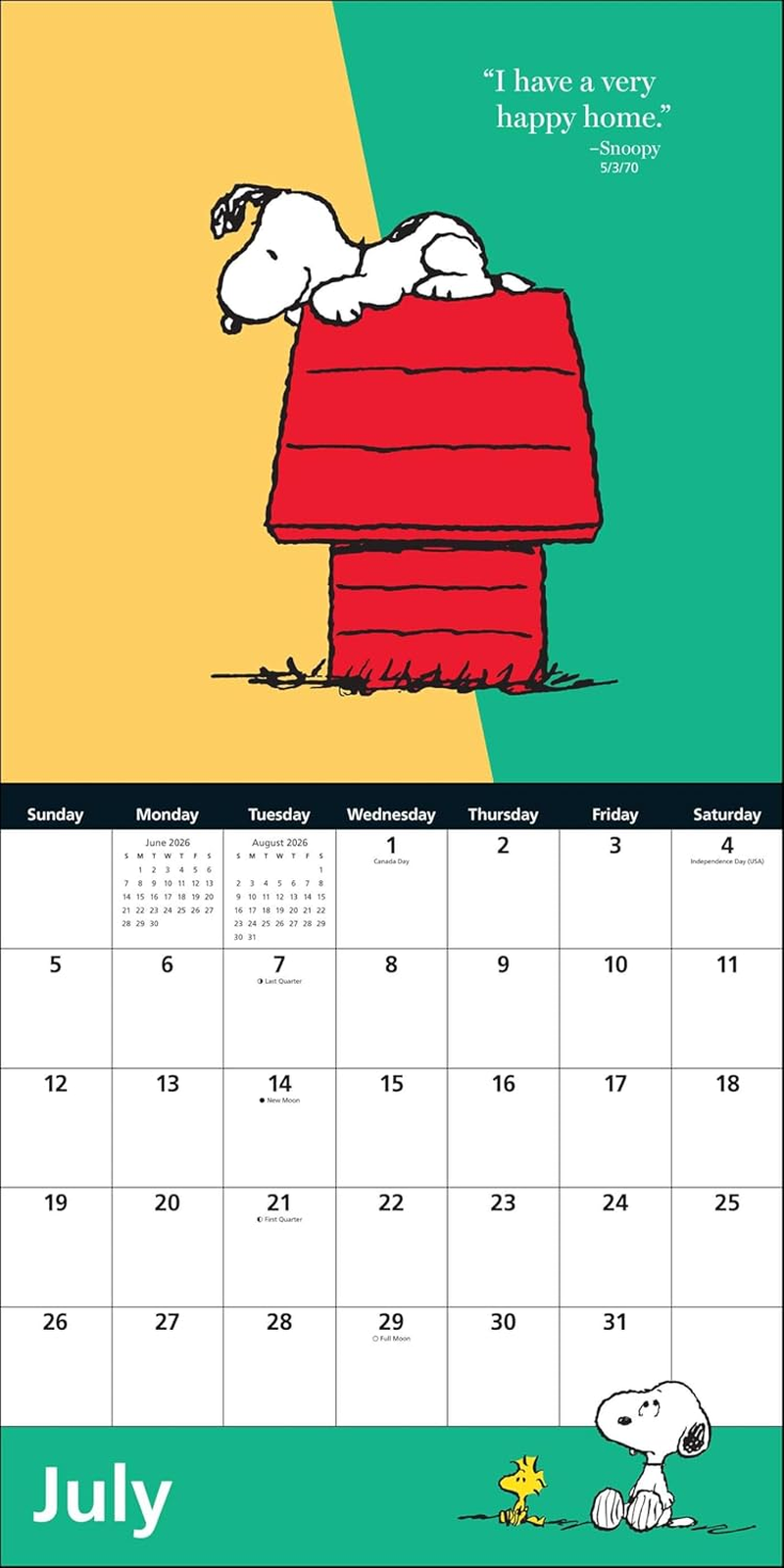 Peanuts(R) 2026 Wall Calendar image number 5