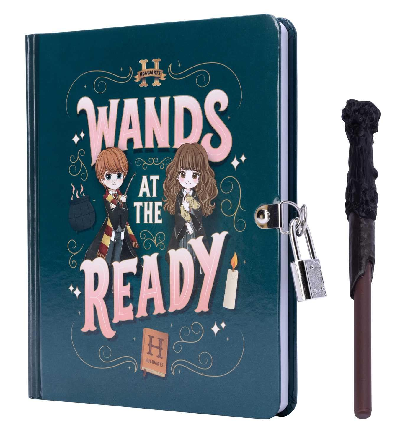 Harry Potter: Wands at the Ready Lock & Key Diary image number 4