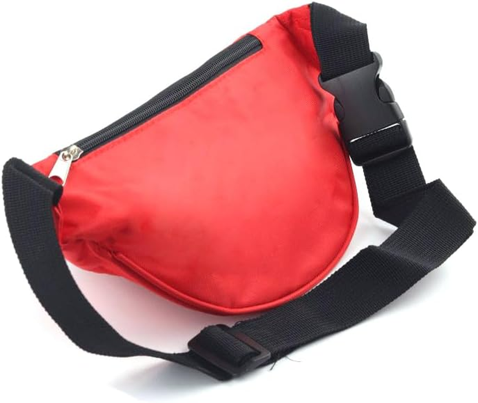 First Aid Fanny Pack Bag Red Travel Rescue Pouch Empty First Responder Medicine Medical Bags for Car Home Outdoors Road Trips Workshop Camping Hiking (Red) image number 5