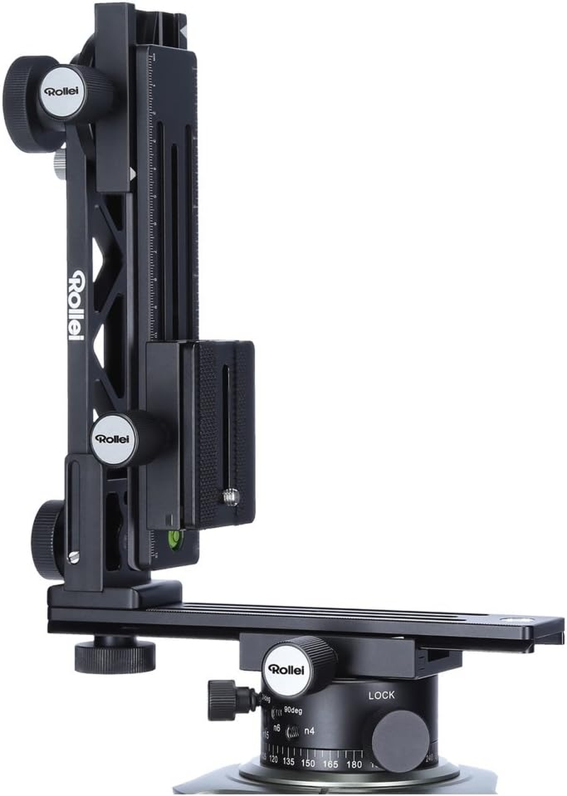 Rollei Panoramic Head 200 Mark II - Tripod Head for Multi Row Panoramic Photos, Max. Load of 3 Kg and ARCA Swiss Compatible - Black image number 4
