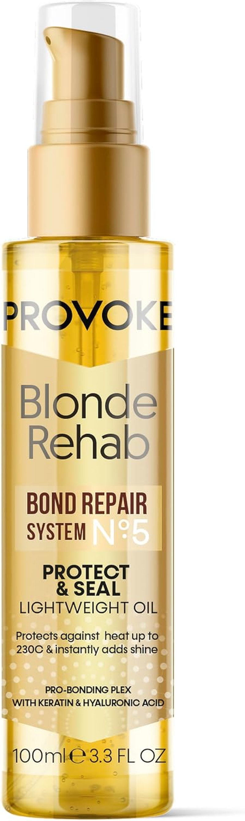 Provoke Blonde Rehab Bond Repair System No.5 Protect and Seal Lightweight Oil, 100 Ml image number 5
