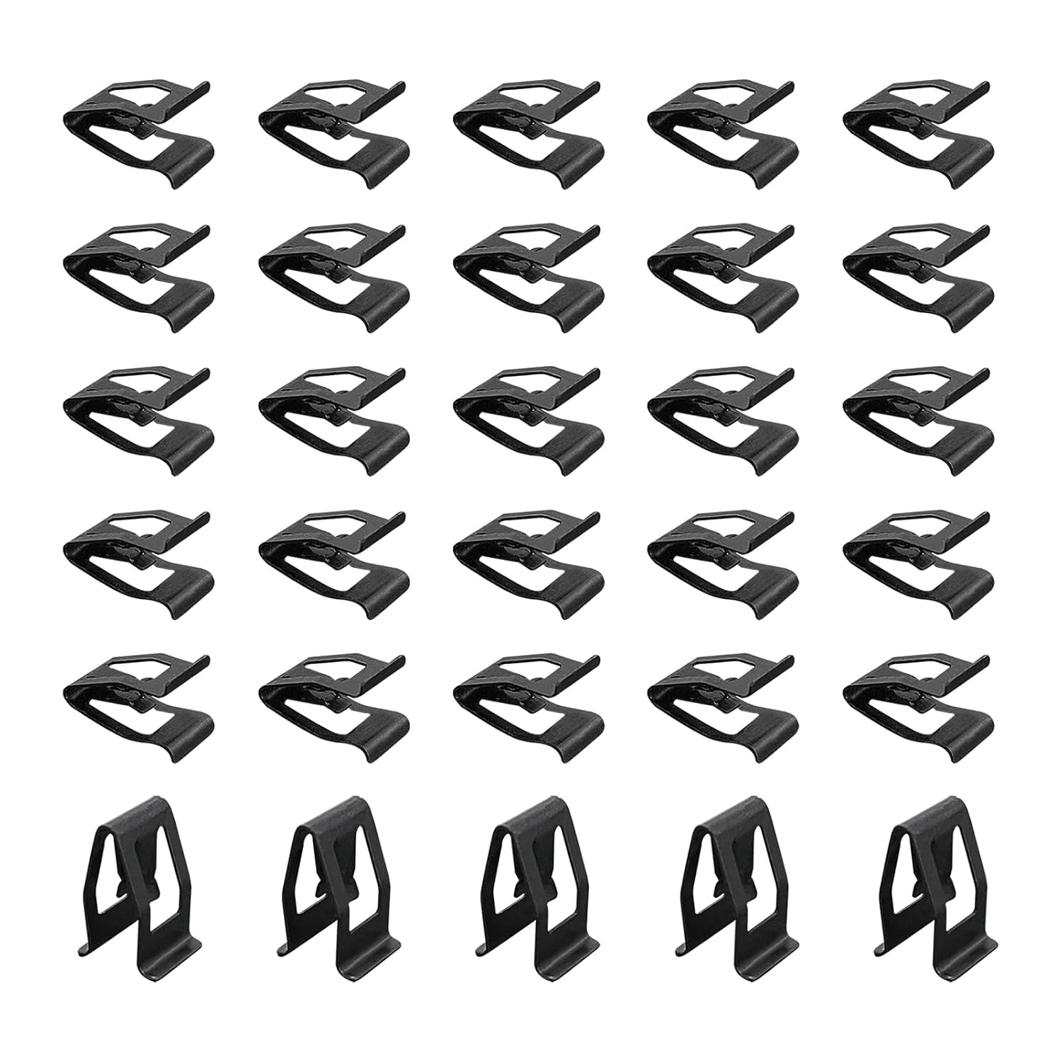 Augeny 20 PCS Dashboard Trim Clips, Metal Car Front Console Dash Retainer, Universal Automotive Dashboard Trim Clip, Vehicle Interior Clip Fasteners Replacement for Most Cars