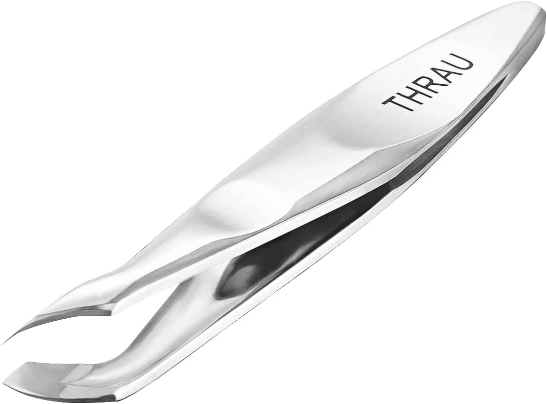 THRAU Mini Cuticle Trimmer for Manicure and Pedicure, Stainless Steel Cuticle Nipper, Precise Pointed Tip Cuticle Clipper for Trim Nail and Dry Skin image number 5