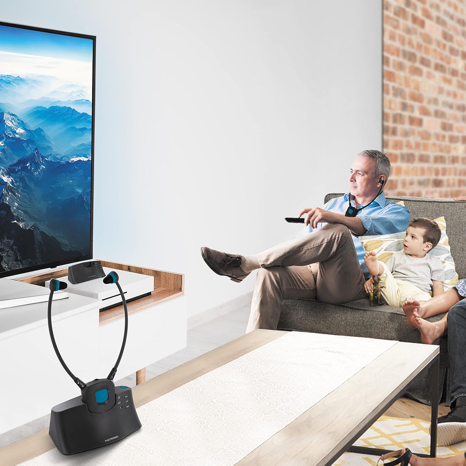 Wireless TV Headphones image number 1