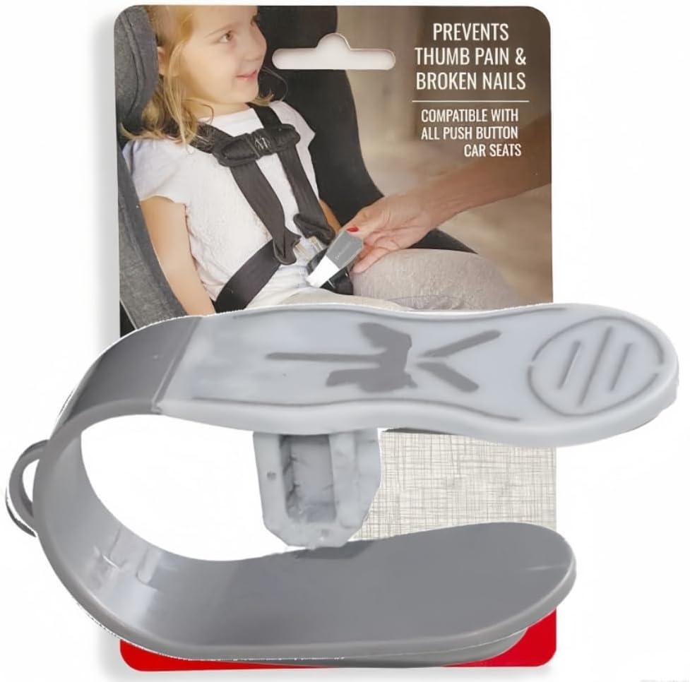 1Pc Car Seat Buckle Release Aid Tool, Original Car Seat Key Chain Buckle Release Tool, Grey image number 1