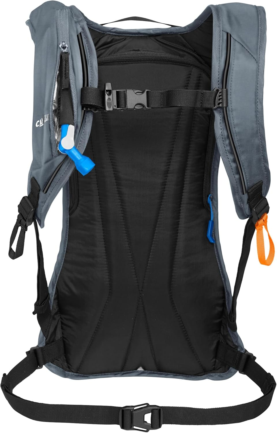 Camelbak Powderhound 12 Hydration Pack, 70Oz, Vapor/Flame/Beet - Grey/Orange 2.0 image number 6