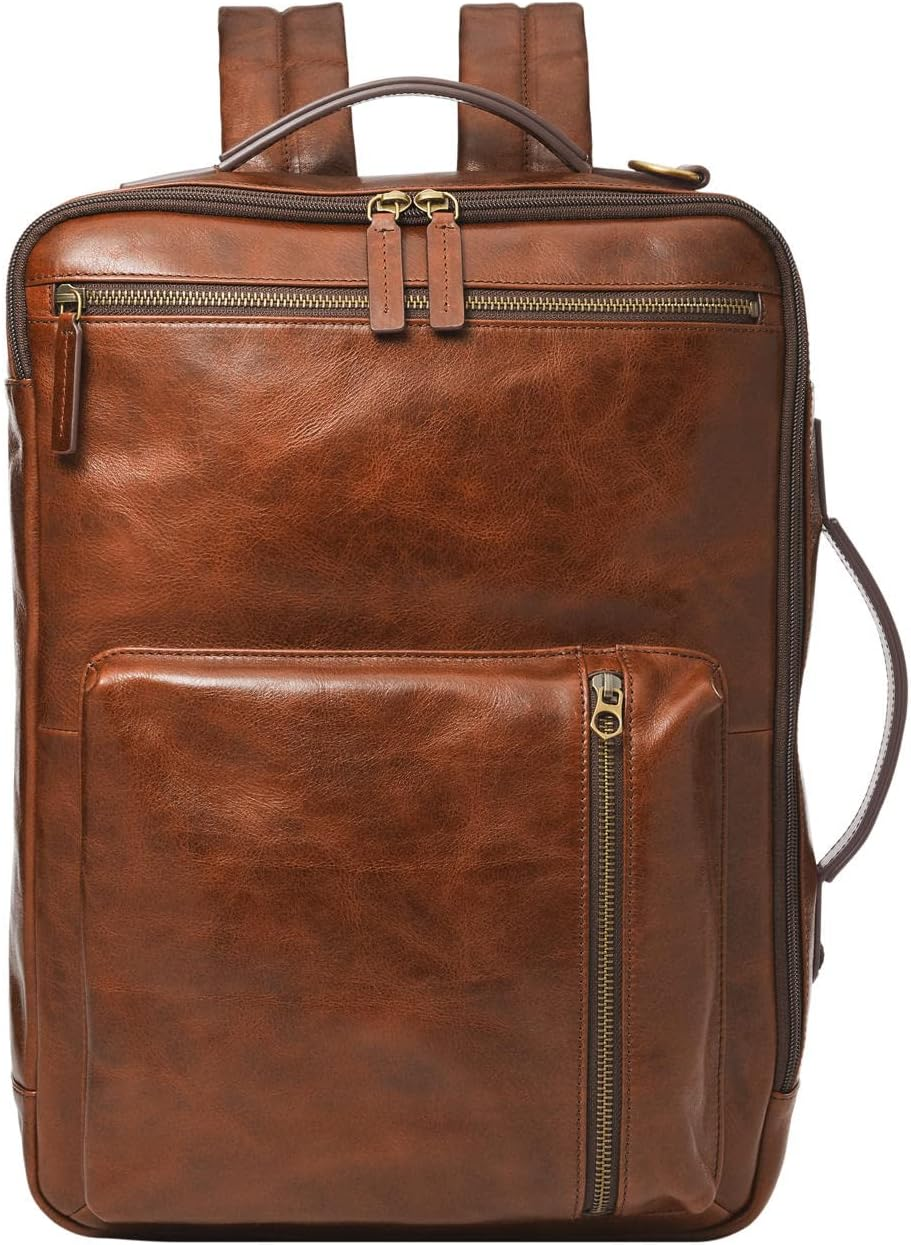 Fossil Men'S Buckner Convertible Backpack and Briefcase Bag for Men