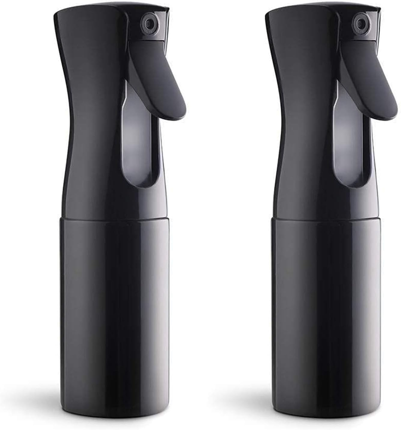 2 Pcs Continuous Mist Spray Bottle,6.8 Oz Spray Bottle for Hair,Continuous Mister Empty Spray Bottles,Empty Ultra Fine Water Mist Sprayer,Continuous Water Mister Spray Bottles for Hairstyling (White)