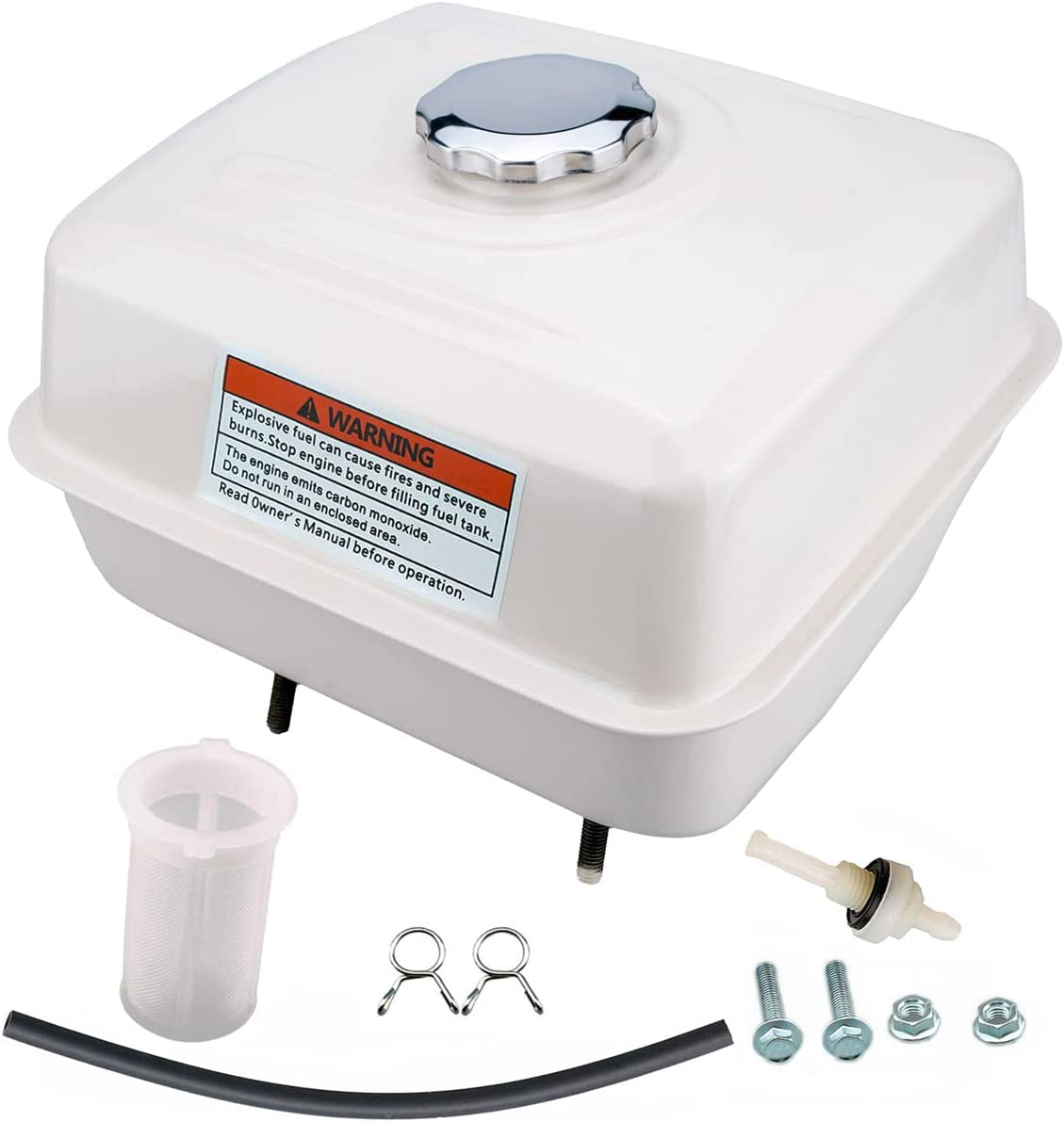 Ruma Fuel Tank Kit for Honda GX340 GX390 GX240 GX270 Harbor Freight 420Cc Generac Champion 389Cc 420Cc 439Cc Engine Pressure Washer Water Pump Compressor image number 1