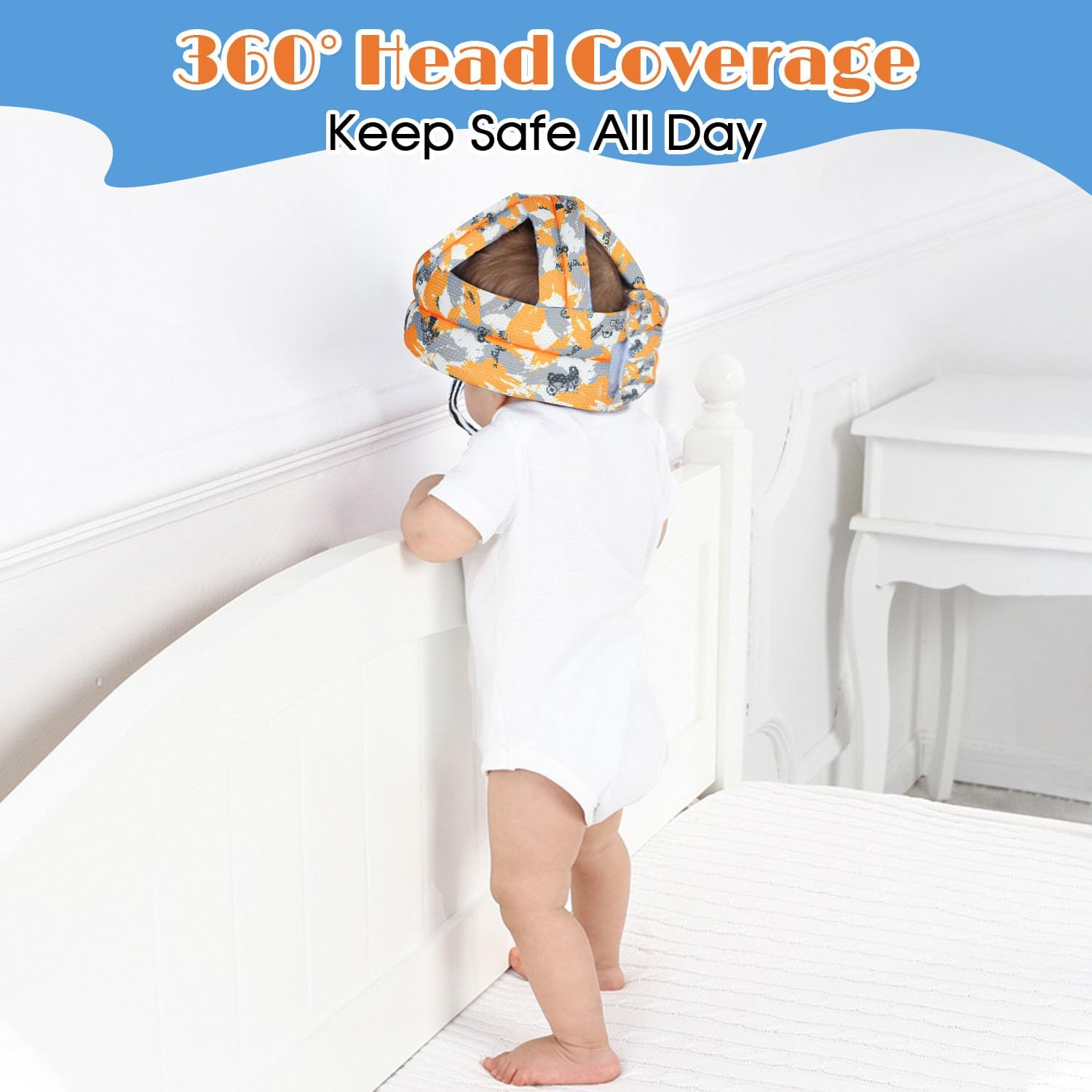 First Steps Helmet for Children from 6 to 36 Months, First Steps for Children, Newborns, Newborn