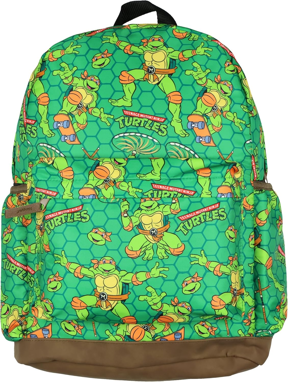 TMNT Backpack Nickelodeon Teenage Mutant Ninja Turtles Mayhem Character Kids School Bookbag, Orange, One Size, Classic - Orange image number 3