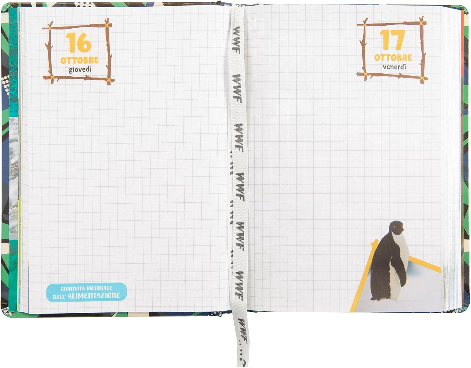 WWF Academic Diary 2025-2026 Official WWF Diary 12 Months Ideal for Elementary or Middle School with Hard Cover with Leopard Photo and 352 Coloured Pages 5.1 X 7 Inches image number 4