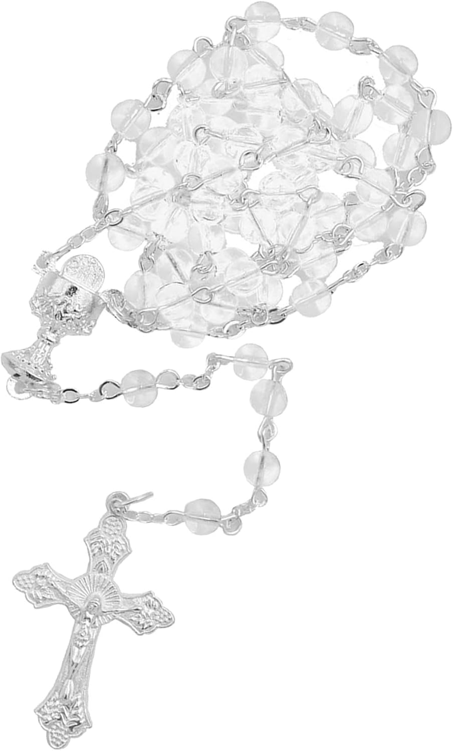 First Holy Communion 3 Piece Gift Set (Girl Missal Book, Rosary Beads and Photo Frame 8419) image number 3