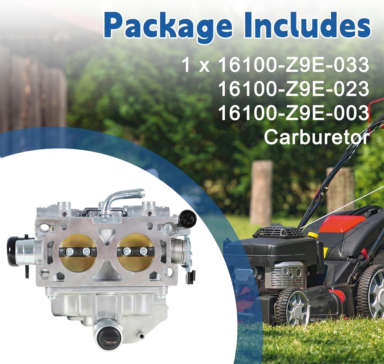 Silscvtt Carburetor Replacement for Honda 16100-Z9E-033 GX630 GX660 GX690 GX630R GX630RH GX690R V-Twin Engine image number 3